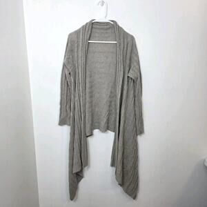 Lauren Ralph Lauren Taupe Wool Rabbit Hair Lagenlook Duster Cardigan Size Large‎